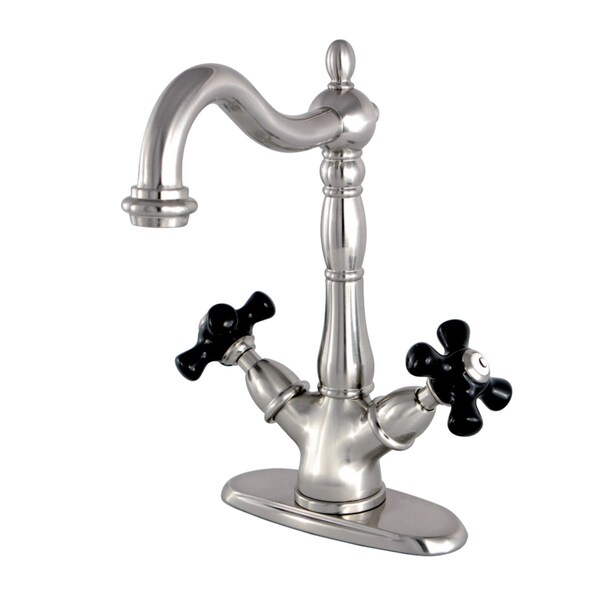 KS1498PKX Duchess 2-Handle Vessel Sink Faucet, Brushed Nickel